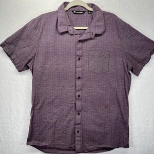 Travis Mathew Short Sleeve Button Down Men's Sz XL